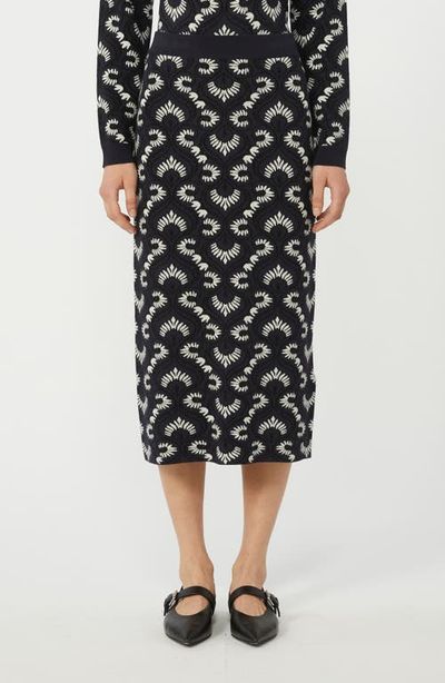 Weekend Max Mara Weekend Max Mara Vacuo Embroidered Knit Skirt