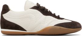 Weekend Max Mara Weekend Max Mara White & Brown Wkalancia Sneakers