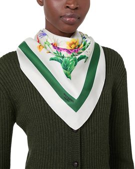 Weekend Max Mara Weekend Max Mara Wkaonesto Floral Silk Scarf