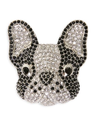 Weekend Max Mara Weekend Max Mara Wkaperle Rhinestone Frenchie Brooch