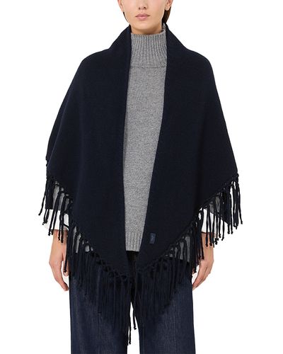 Weekend Max Mara Weekend Max Mara Wkatornado Fringed Wool Shawl