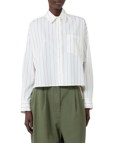 Weekend Max Mara Weekend Max Mara Wkdcertosa Brown Shirt