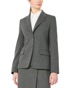 Weekend Max Mara Weekend Max Mara Wkdferoce Chevron Knit Blazer