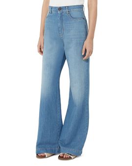 Weekend Max Mara Weekend Max Mara Wkdlatino Wide Leg Jeans in Navy
