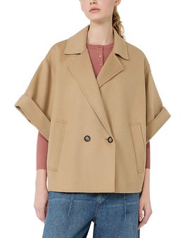 Weekend Max Mara Weekend Max Mara Wkdneo Wool Short Double Breasted Coat