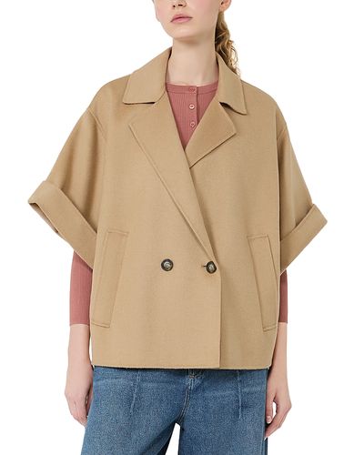 Weekend Max Mara Weekend Max Mara Wkdneo Wool Short Double Breasted Coat
