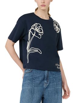 Weekend Max Mara Weekend Max Mara Wkdsala Embroidered Tee