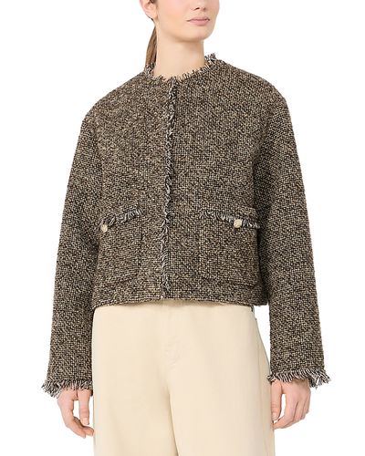 Weekend Max Mara Weekend Max Mara Wkdvento Boucle Knit Cropped Jacket