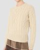 Weekend Max Mara Women's Cable Knit Wool Yarn Jumper - 5