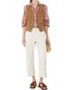 Weekend Max Mara Women's Cotton Bull Trousers With Turn Ups - 2