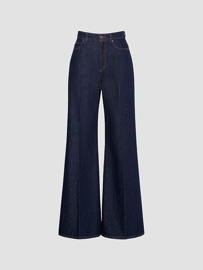 Weekend Max Mara Women's Cotton Denim Palazzo Jeans
