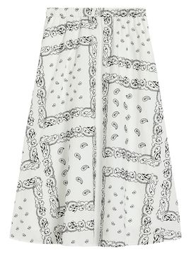 Weekend Max Mara Women's Cotton Poplin Midi Skirt