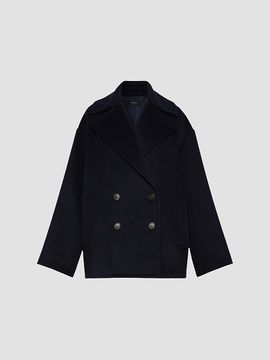 Weekend Max Mara Women's Double Wool Broadcloth Peacoat