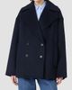 Weekend Max Mara Women's Double Wool Broadcloth Peacoat - 3