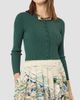 Weekend Max Mara Women's Fine Rib Knit Viscose Yarn Cardigan - 5