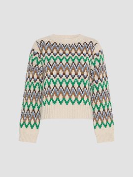 Weekend Max Mara Women's Jacquard Wool and Cashmere Sweater