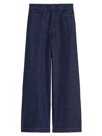 Weekend Max Mara Women's Linen and Cotton Denim Jeans
