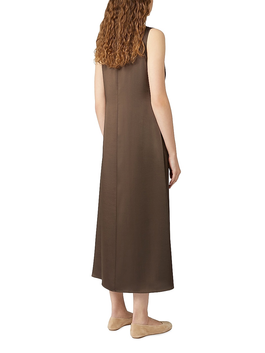 weekend max mara satin dress Weekend Max Mara | Woman - Satin slip dress - Ultramarine