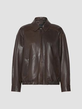 Weekend Max Mara Women's Nappa Leather Bomber Jacket
