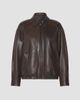 Weekend Max Mara Women's Nappa Leather Bomber Jacket - 7