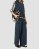 Weekend Max Mara Women's Plisse Pleated Viscose Yarn Trousers - 2
