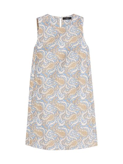 Weekend Max Mara Women's Printed Cotton Basketweave A-Line Dress