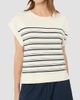Weekend Max Mara Women's Short Sleeved Viscose Sweater - 5