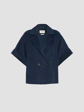 Weekend Max Mara Women's Short Wool Broadcloth Coat