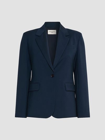 Weekend Max Mara Women's Single Breasted Stretch Wool Blazer