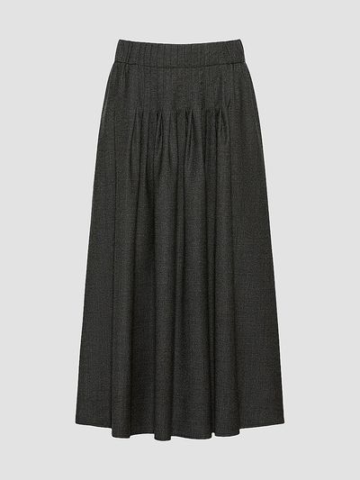 Weekend Max Mara Women's Stretch Wool Flannel Skirt