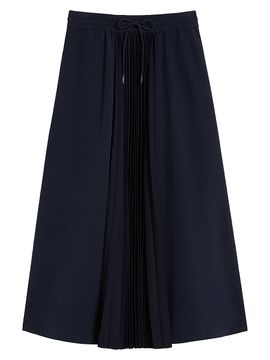 Weekend Max Mara Women's Technical Fabric and Jersey Skirt