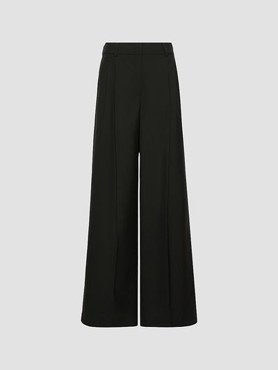 Weekend Max Mara Women's Wide Leg Woollen Cloth Trousers