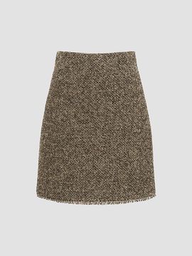 Weekend Max Mara Women's Wool Blend Boucle Short Skirt