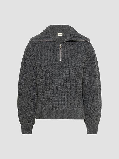 Weekend Max Mara Women's Wool Zip Up Roll Neck Jumper