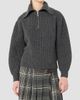 Weekend Max Mara Women's Wool Zip Up Roll Neck Jumper - 3