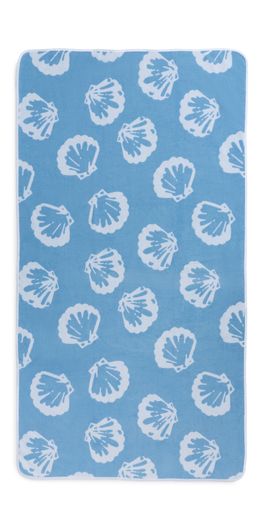 Weezie Weezie Beach Towel Blue Shell One