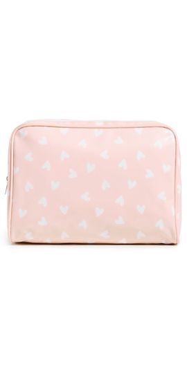 Weezie Weezie Large Toiletry Bag Pink Hearts One