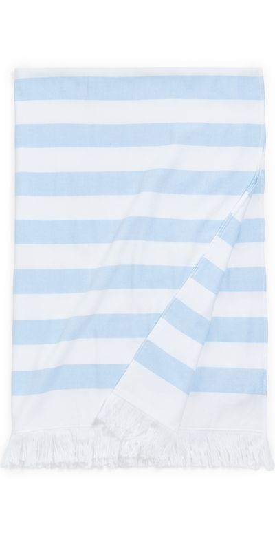 Weezie Weezie Packable Beach Towel Hydrangea Blue One