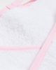 Weezie Weezie Signature Bath Towel Ballet Pink on White One - 3