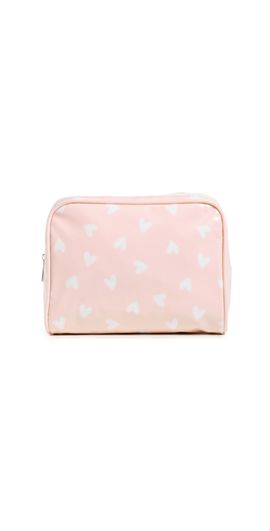 Weezie Weezie Small Toiletry Bag Pink Hearts One