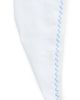 Weezie Weezie Wave Hair Towel French Blue Embroidered Wave One - 1