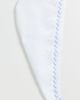 Weezie Weezie Wave Hair Towel French Blue Embroidered Wave One - 2