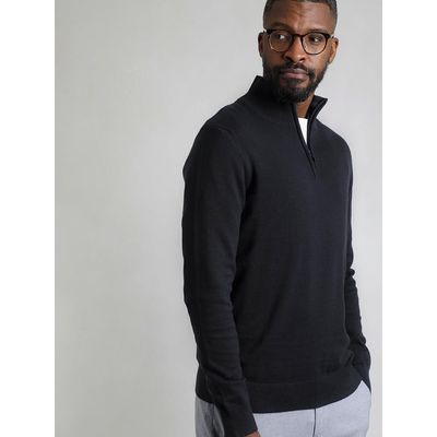 Weird Fish Weird Fish Baxter Fine Knit 1/4 Zip Jumper