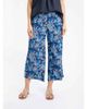 Weird Fish Weird Fish Sarita Printed Wide Leg Cropped Trousers - 1