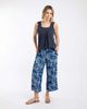 Weird Fish Weird Fish Sarita Printed Wide Leg Cropped Trousers - 3