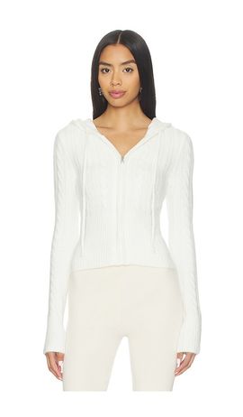 WellBeing + BeingWell WellBeing + BeingWell Rorie Cable Knit Hoodie