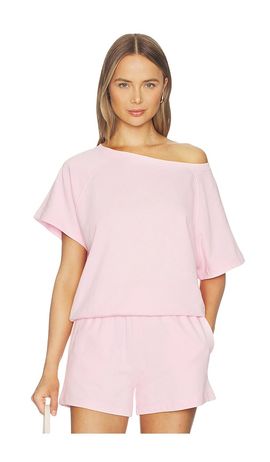 WellBeing + BeingWell WellBeing + BeingWell Whitney Off Shoulder Sweatshirt