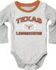 Wes & Willy Infant Wes & Willy Heather Gray Texas Longhorns Jie Jie Hopper Set  - 1