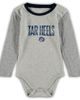 Wes & Willy Infant Wes & Willy Heathered Gray/Navy North Carolina Tar Heels Jie Jie Long Sleeve Bodysuit & Pants Set - 2