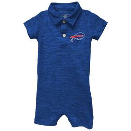 Wes & Willy Infant Wes & Willy Royal Buffalo Bills Short Leg Cloudy Yarn Polo Bodysuit 